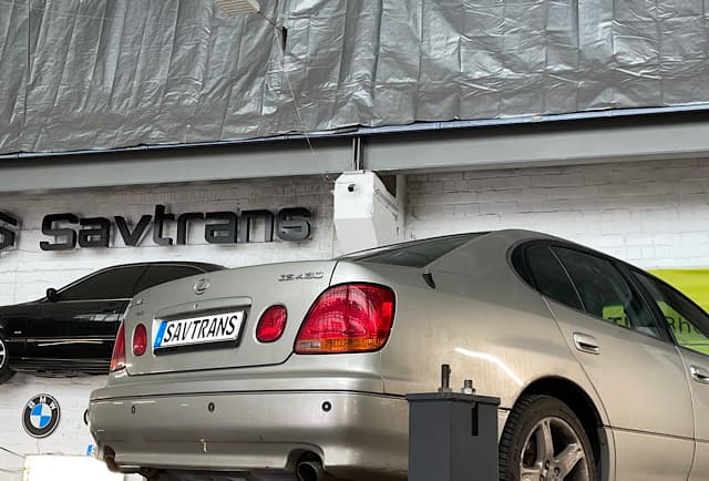 Exhaust pipe repair on the Lexus GS 430 (2004) – corrosion and welding in Berlin